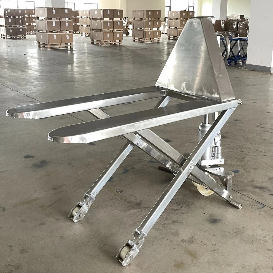 Stainless steel high lift truck