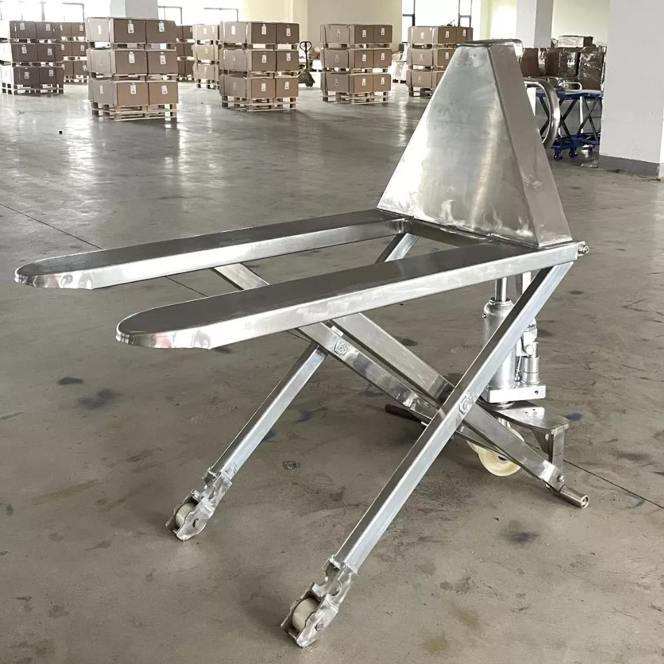 Stainless steel high lift truck